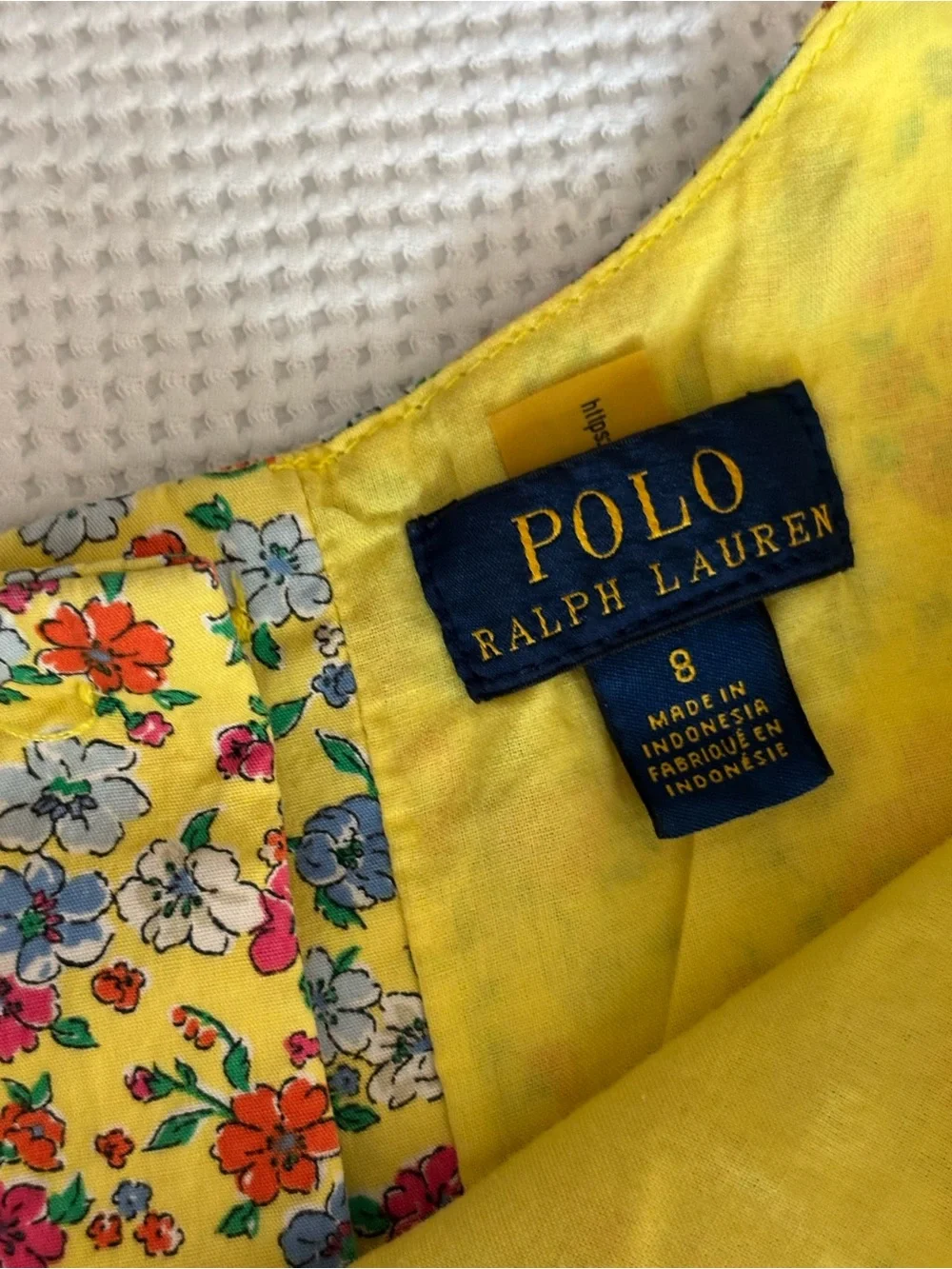 Polo by Ralph Lauren Yellow Floral Tank Dress